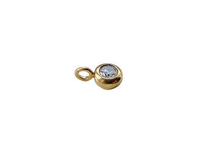 9ct Gold Diamond Solitaire Pendant