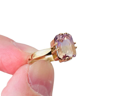 9ct Gold Ametrine Ring