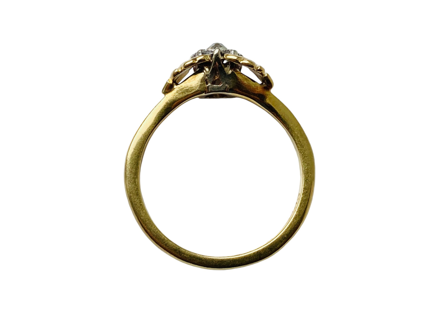 Antique 18ct Gold Diamond Ring