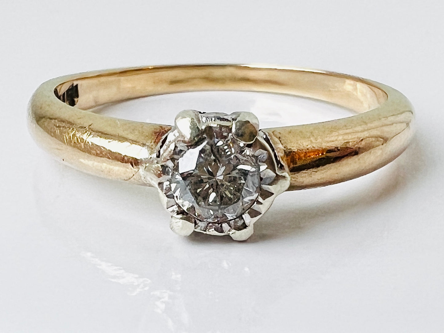 9ct Gold Diamond 0.30ct Solitaire Ring