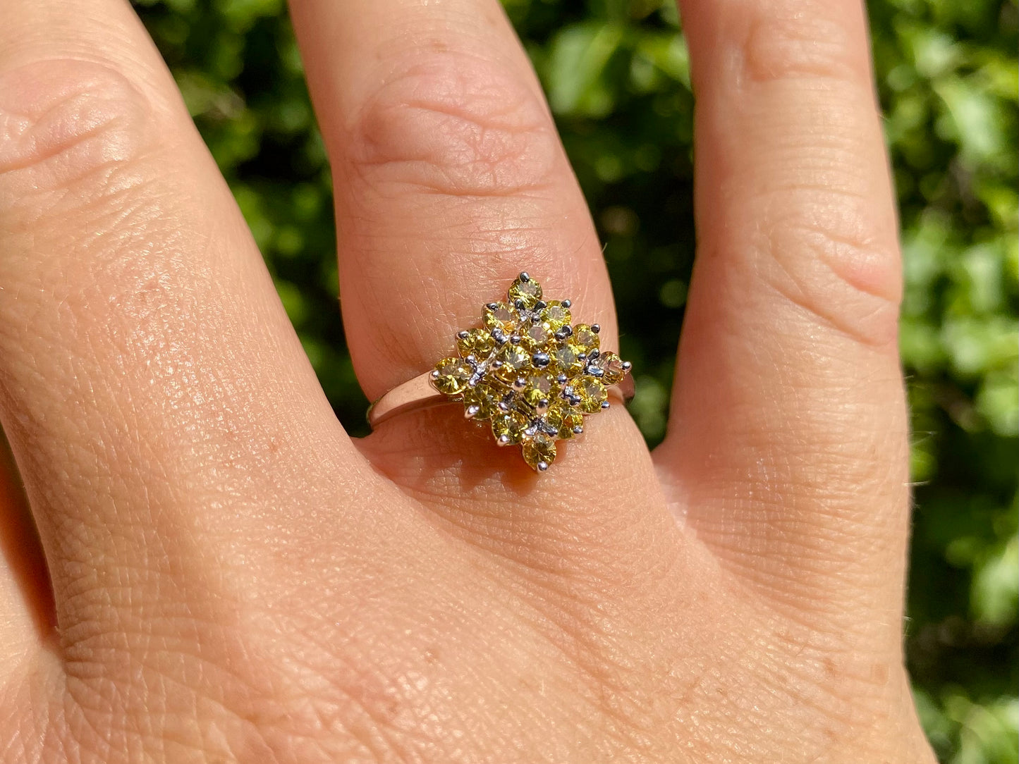 9ct Gold Yellow Sapphire Ring