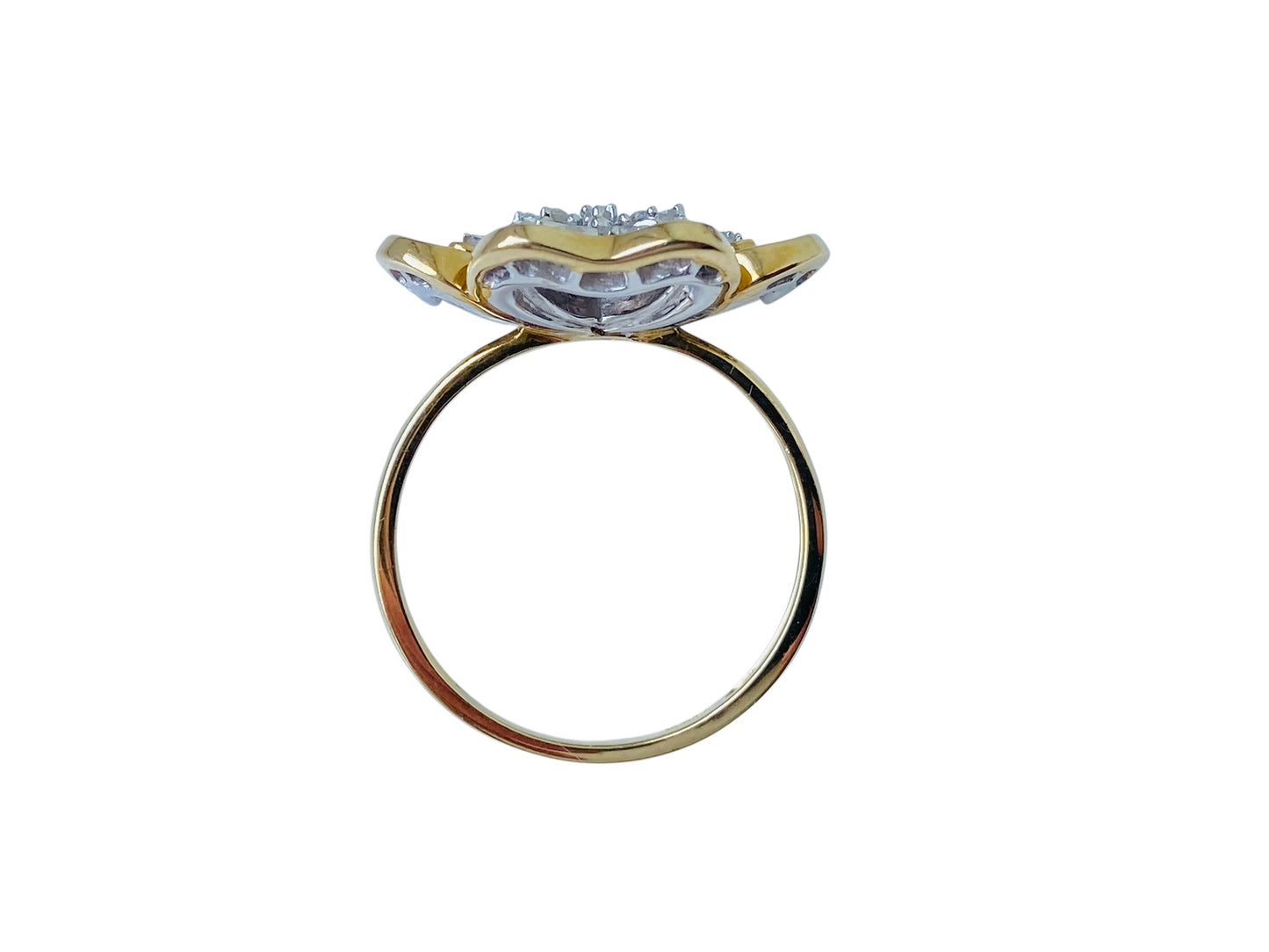 9ct Gold Diamond Flora Ring