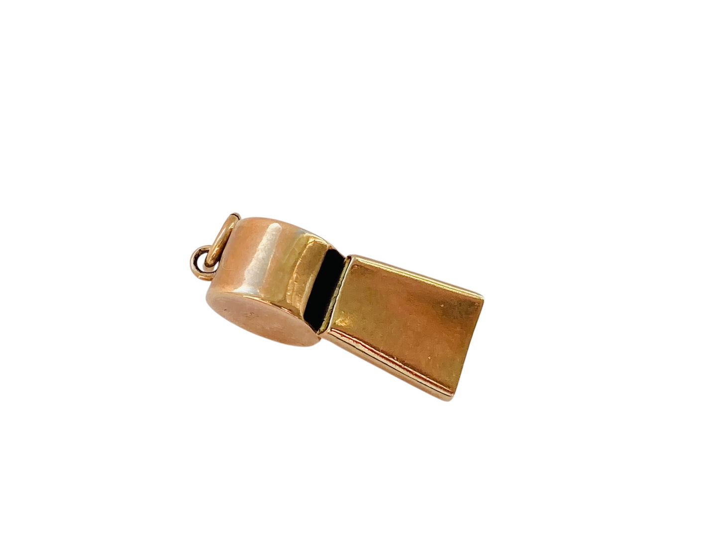 Vintage 9ct Gold Whistle Pendant or Charm