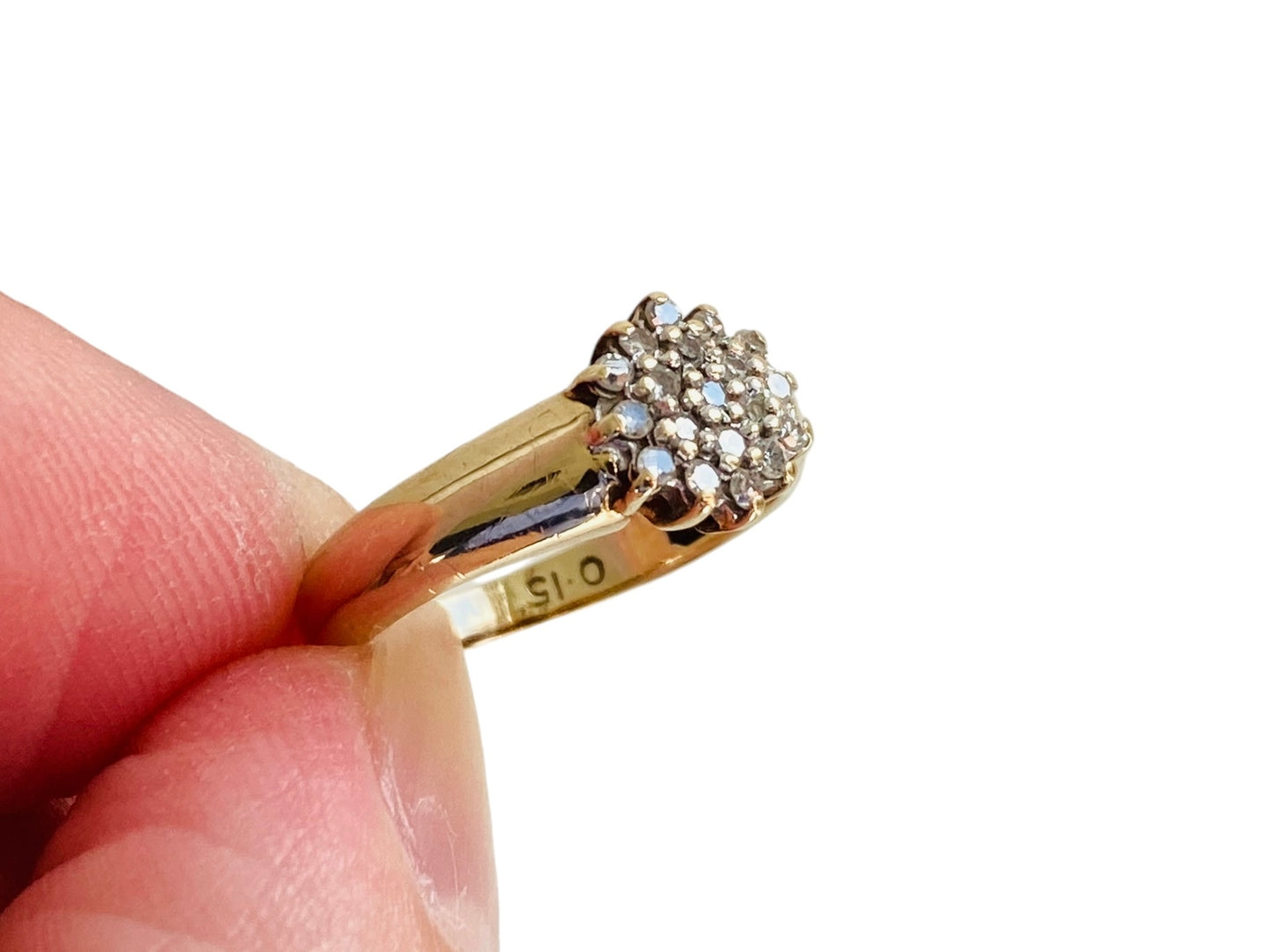 Vintage 9ct Gold Diamond Ring