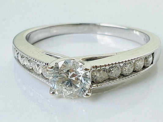 18ct Gold 0.71ct Diamond Ring