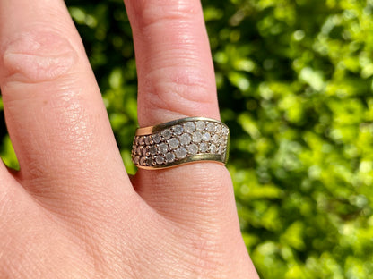 9ct Gold Diamond Ring