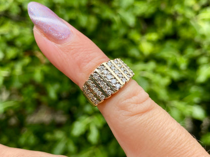 9ct Gold Diamond Ring