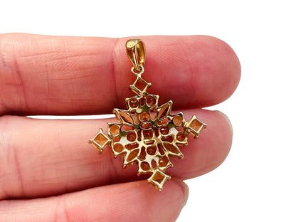 9ct Gold Citrine Pendant