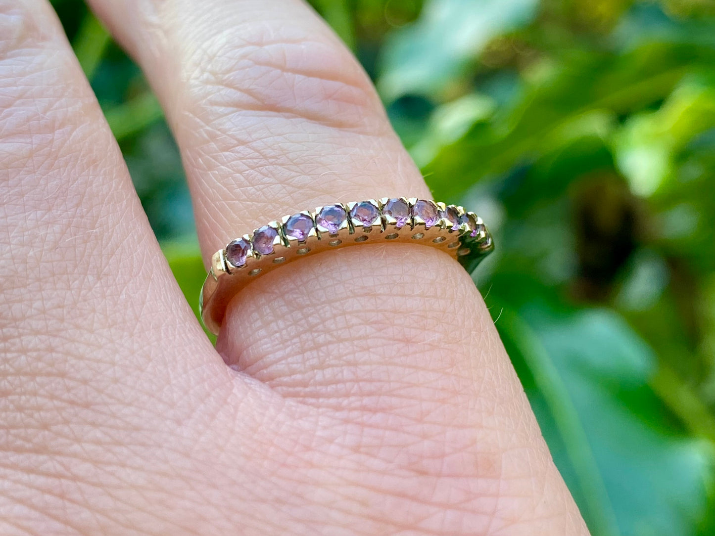 9ct Gold Pink Tourmaline Ring