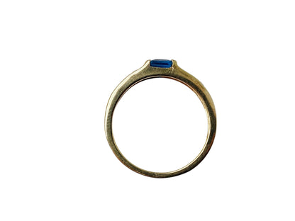 9ct Gold Topaz & Citrine Ring