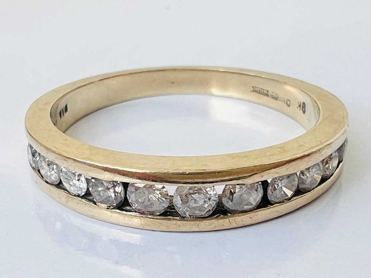 9ct Gold Eleven-Stone 0.50ct Diamond Ring