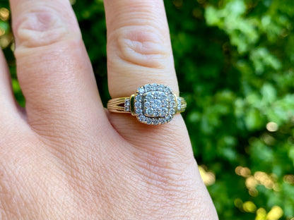 9ct Gold 0.44ct Diamond Ring