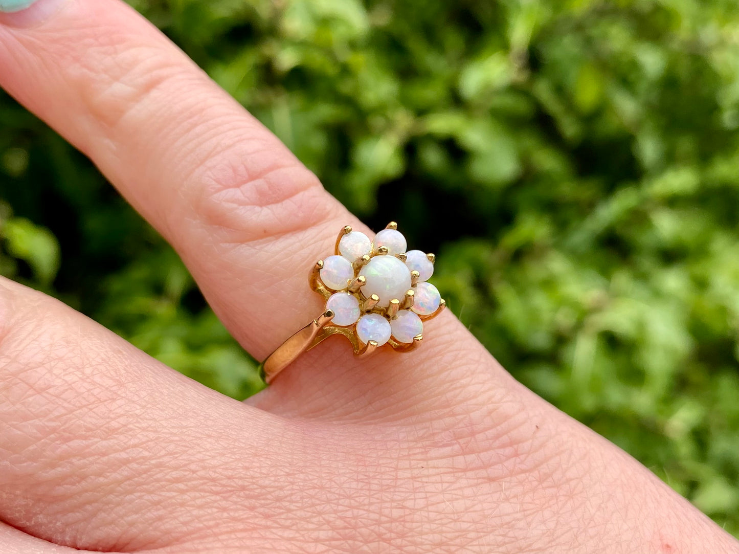 Vintage 9ct Gold Opal Ring