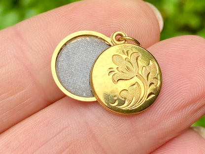 9ct Gold Locket Pendant