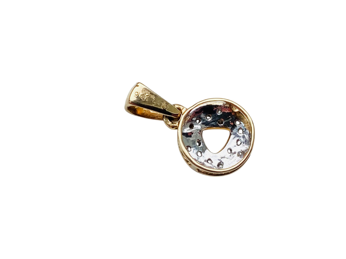 9ct Gold Diamond Pendant