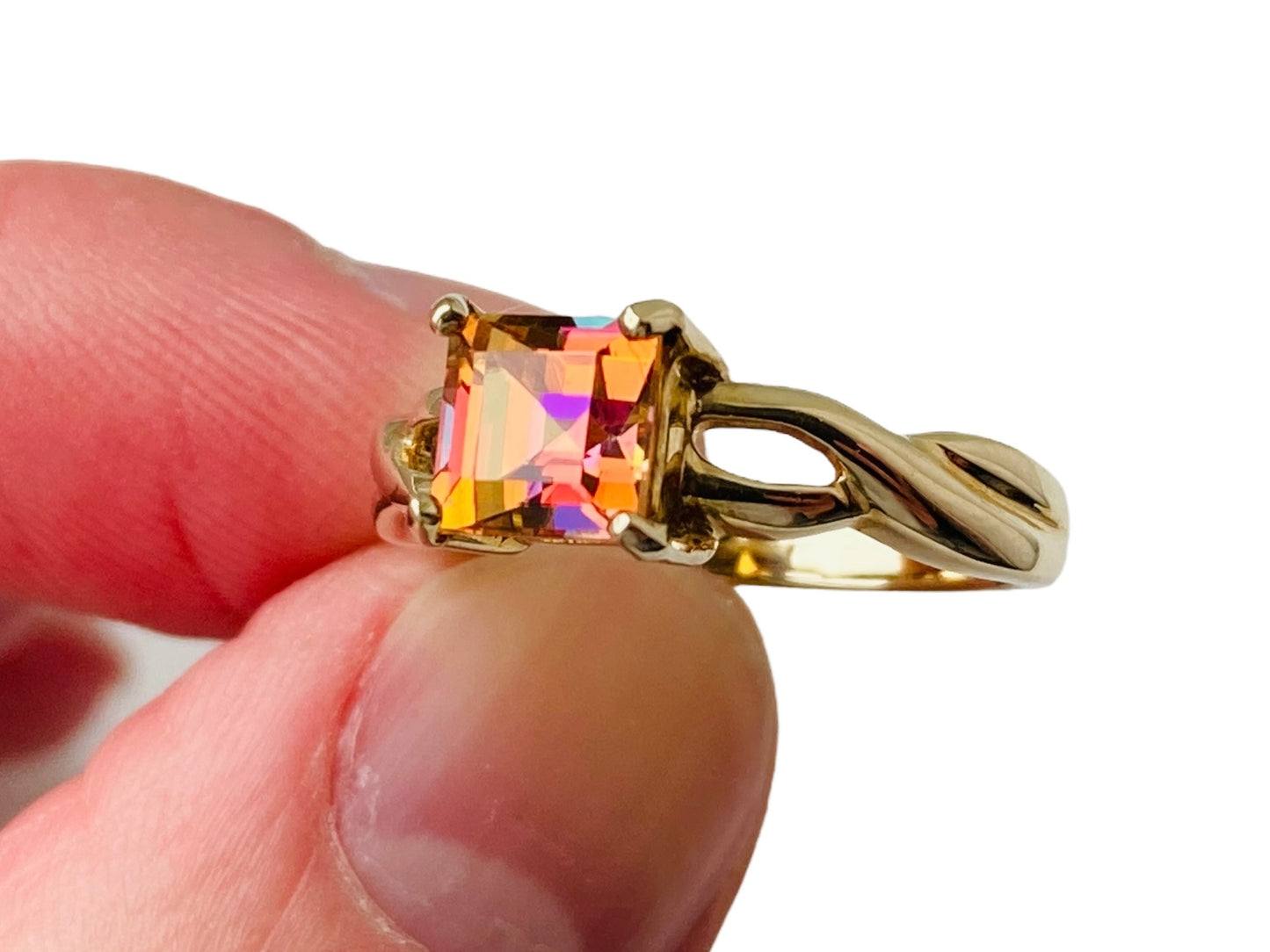 9ct Gold Twilight Mystic Topaz Ring