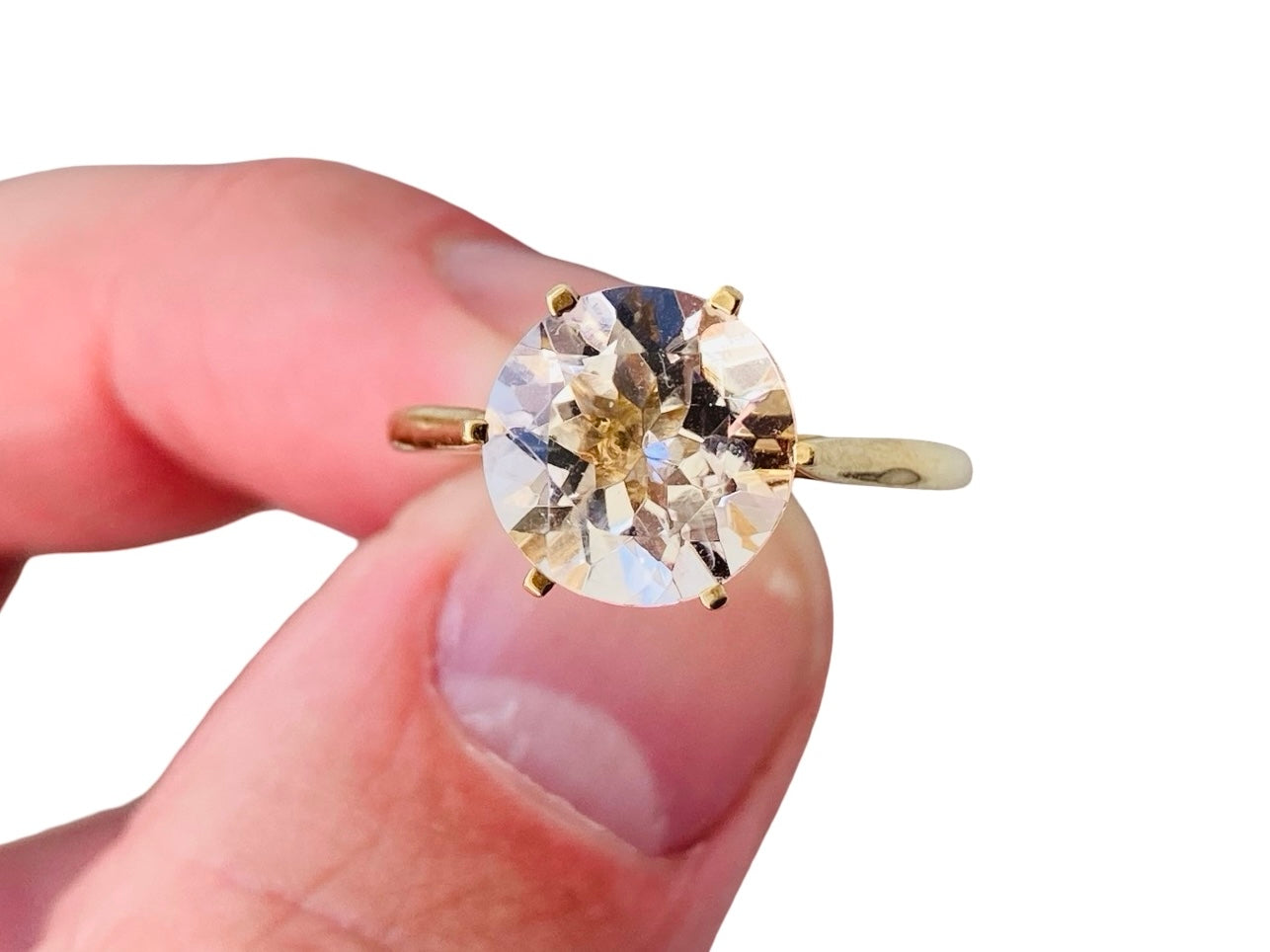 9ct Gold Morganite Ring