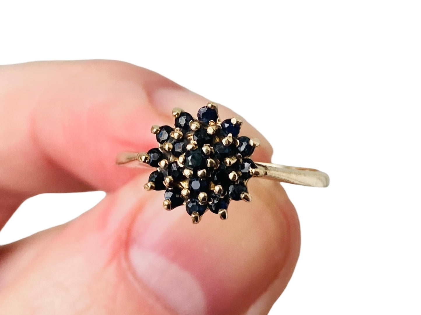 Vintage 9ct Gold Sapphire Ring