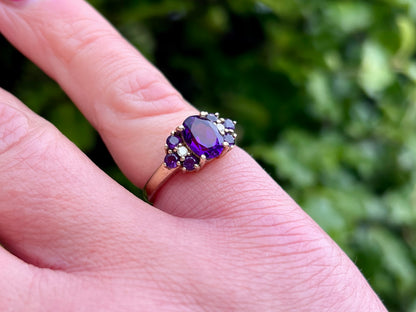 9ct Gold Amethyst Ring