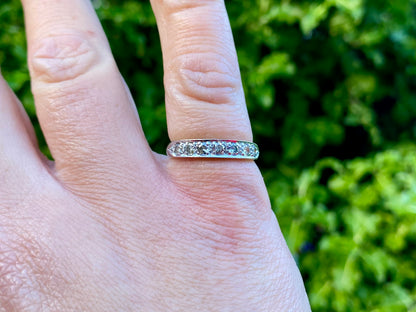 Vintage 18ct Gold Diamond Ring