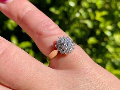 Vintage 9ct Gold Diamond Ring
