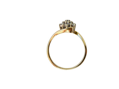 Vintage 9ct Gold Diamond Ring