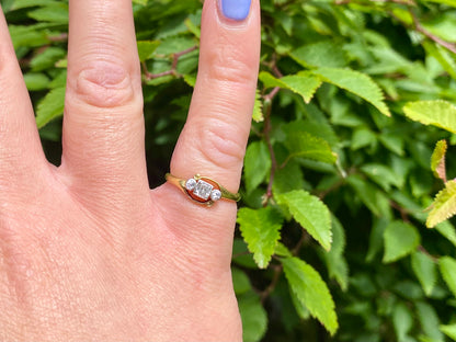 Antique 18ct Gold Diamond Ring