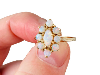 Vintage 9ct Gold Opal Ring