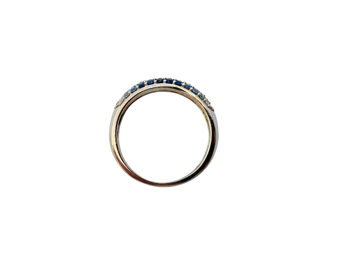 9ct Gold Sapphire & Diamond Ring