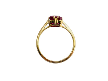 Vintage 18ct Gold Ruby Ring