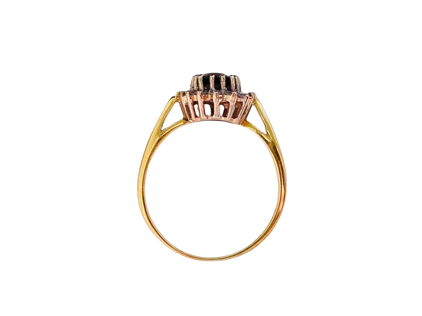 Vintage 18ct Gold Sapphire & Diamond Ring