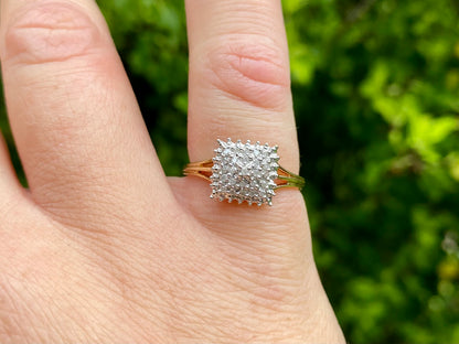 9ct Gold Diamond Ring