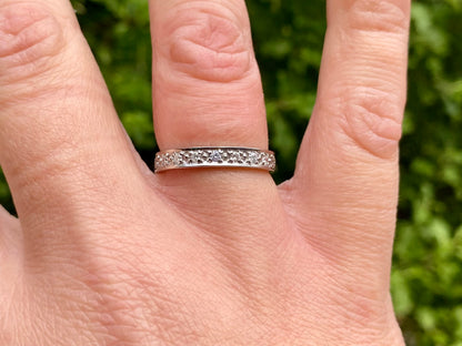 9ct Gold Full Diamond Band Ring