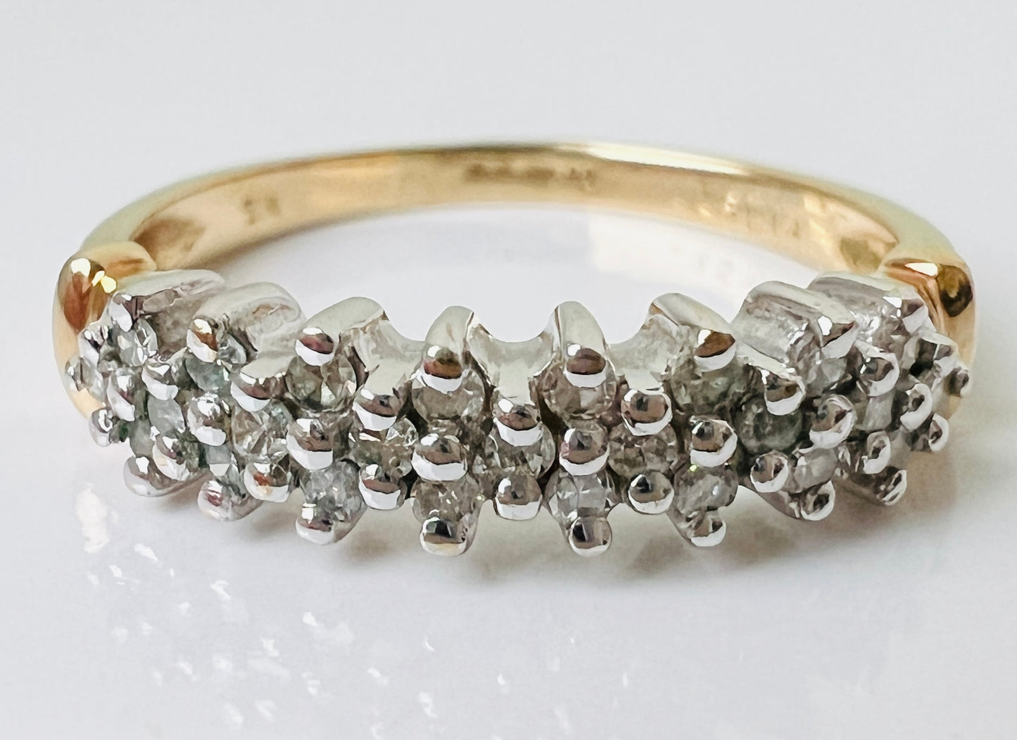 9ct Gold Diamond Ring