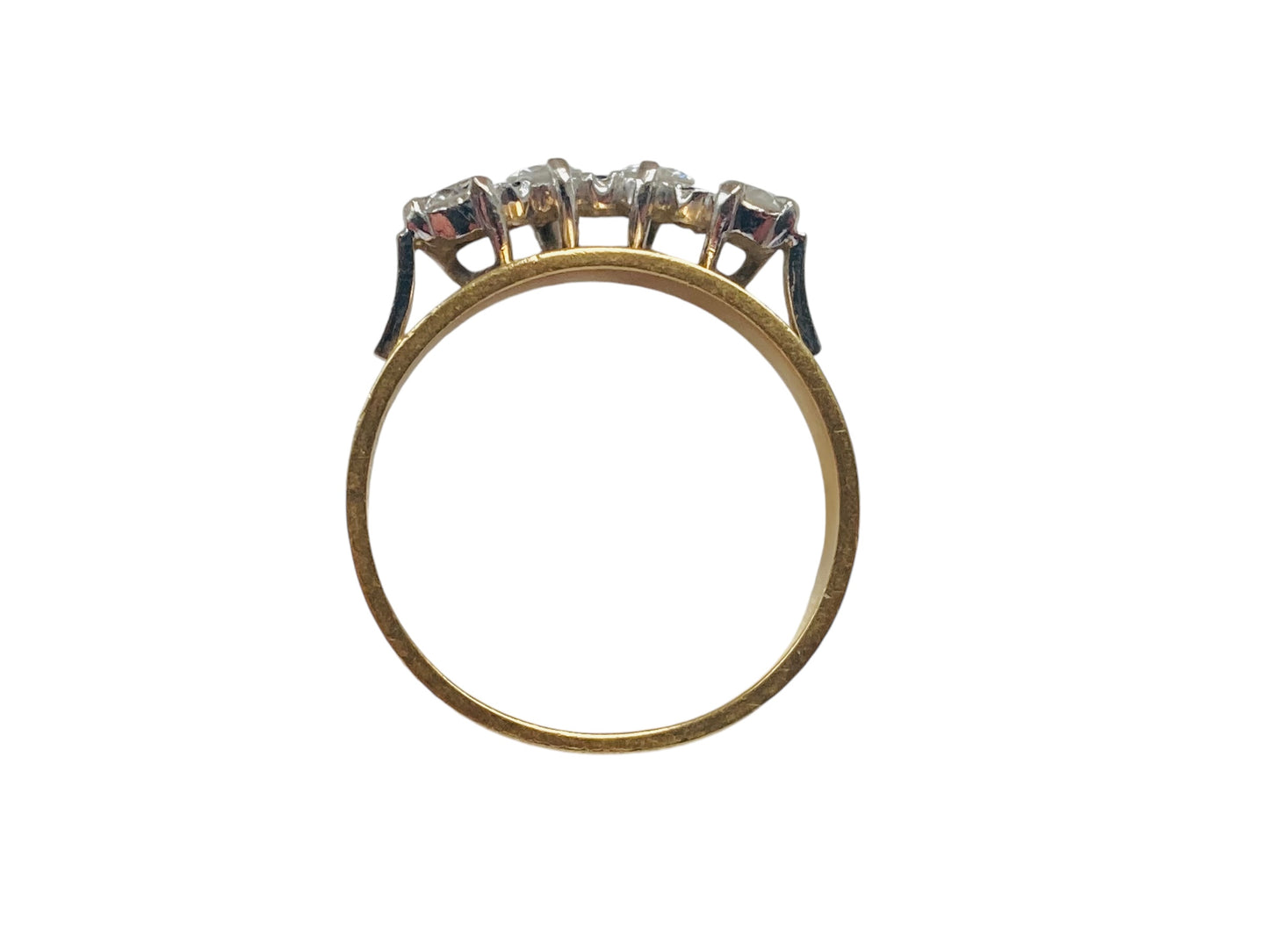 Vintage 18ct Gold Sapphire & Diamond Ring