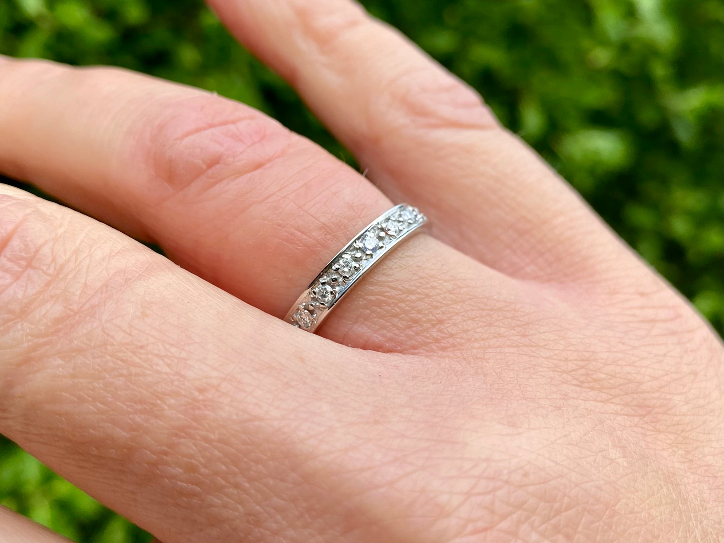 9ct Gold Full Diamond Band Ring