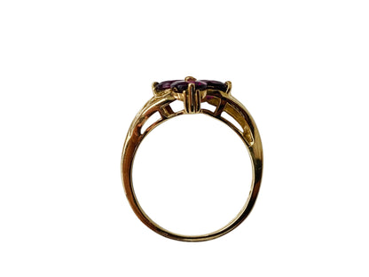 9ct Gold Rhodolite Garnet Ring