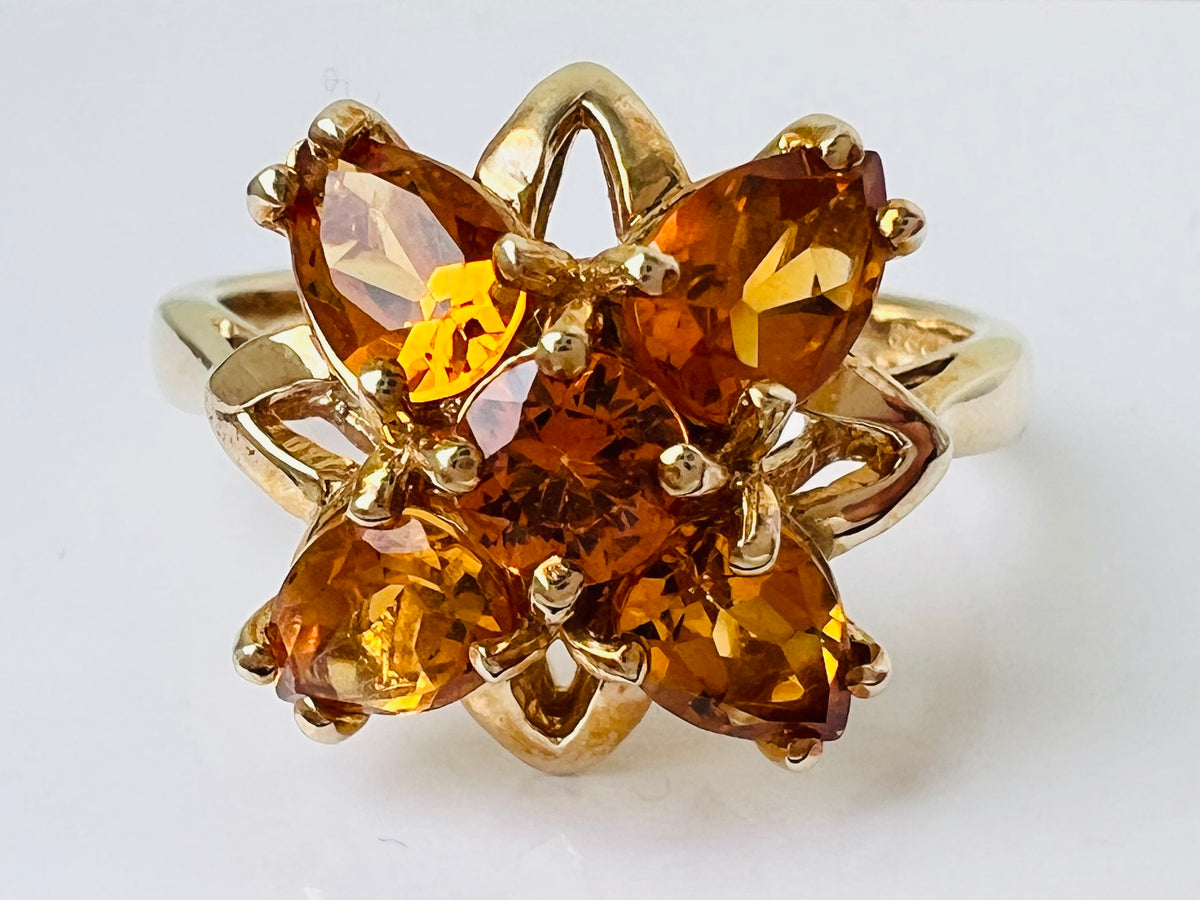 9ct Gold Citrine Ring