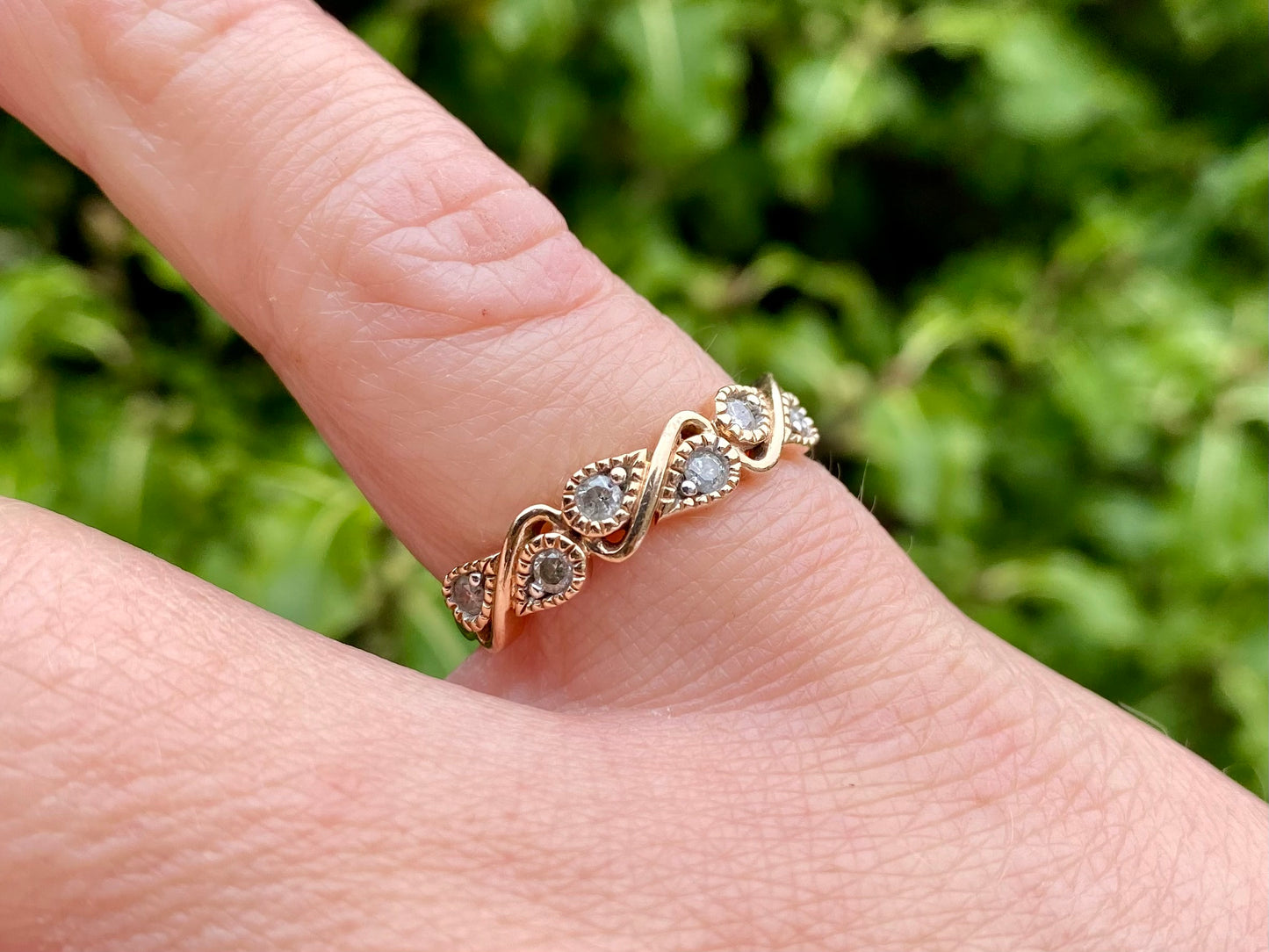 9ct Gold Diamond Ring