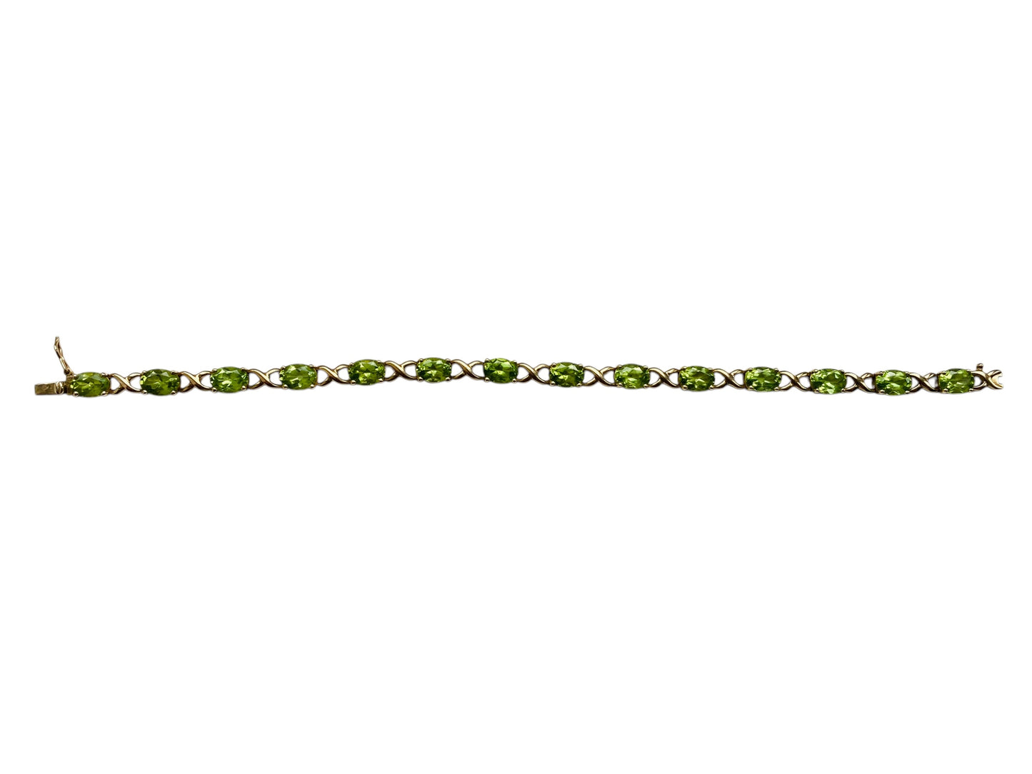 9ct Gold Peridot Bracelet