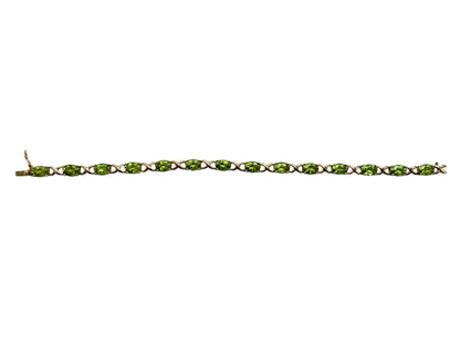 9ct Gold Peridot Bracelet