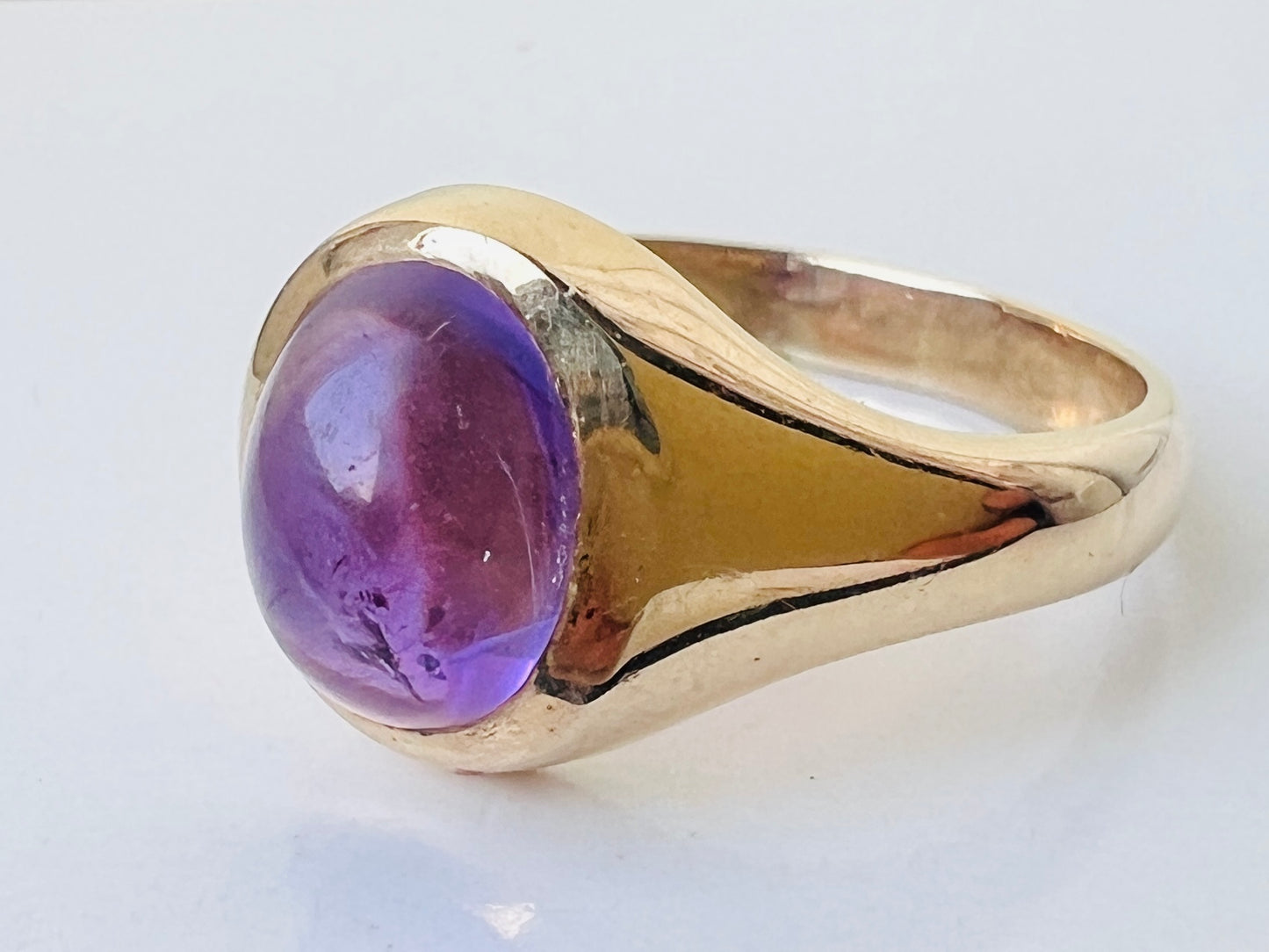 Vintage 9ct Gold Amethyst Ring