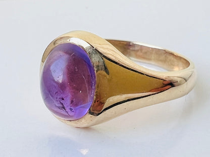 Vintage 9ct Gold Amethyst Ring
