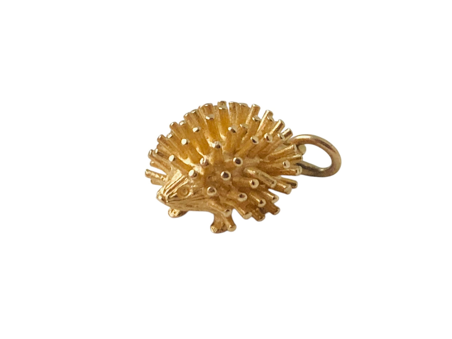 Vintage 9ct Gold Hedgehog Pendant or Charm