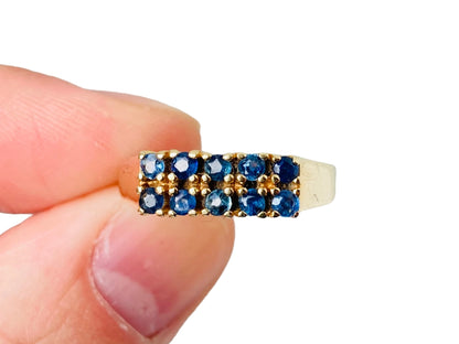 9ct Gold Sapphire Ring