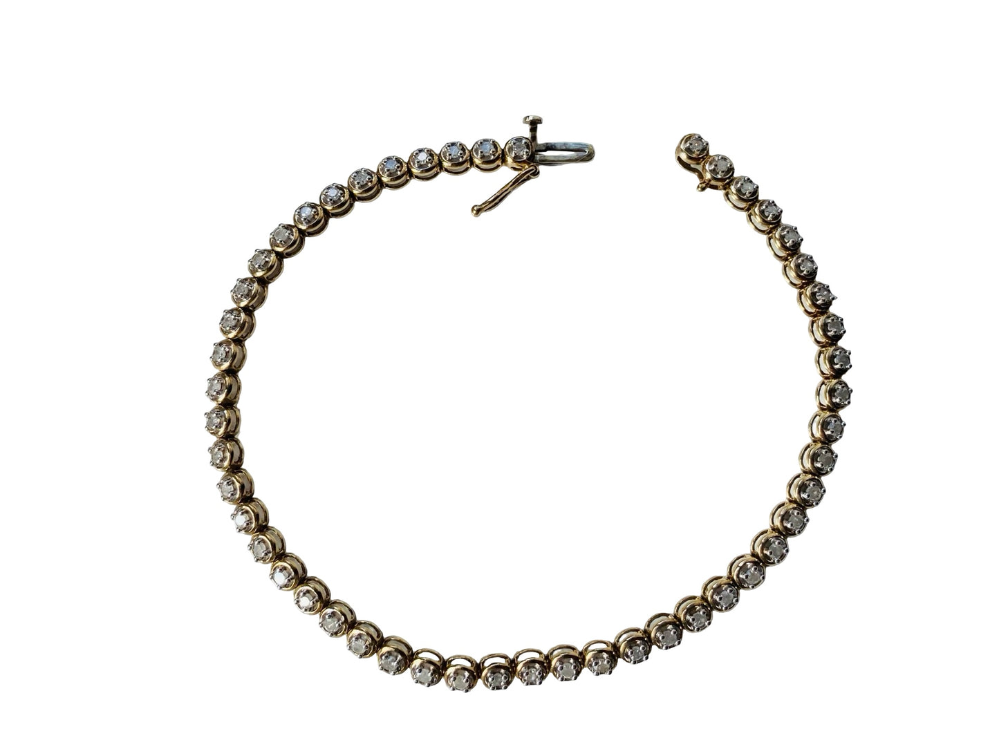 9ct Gold Diamond Bracelet