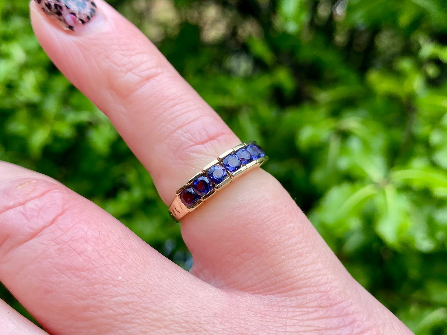 9ct Gold Iolite Ring