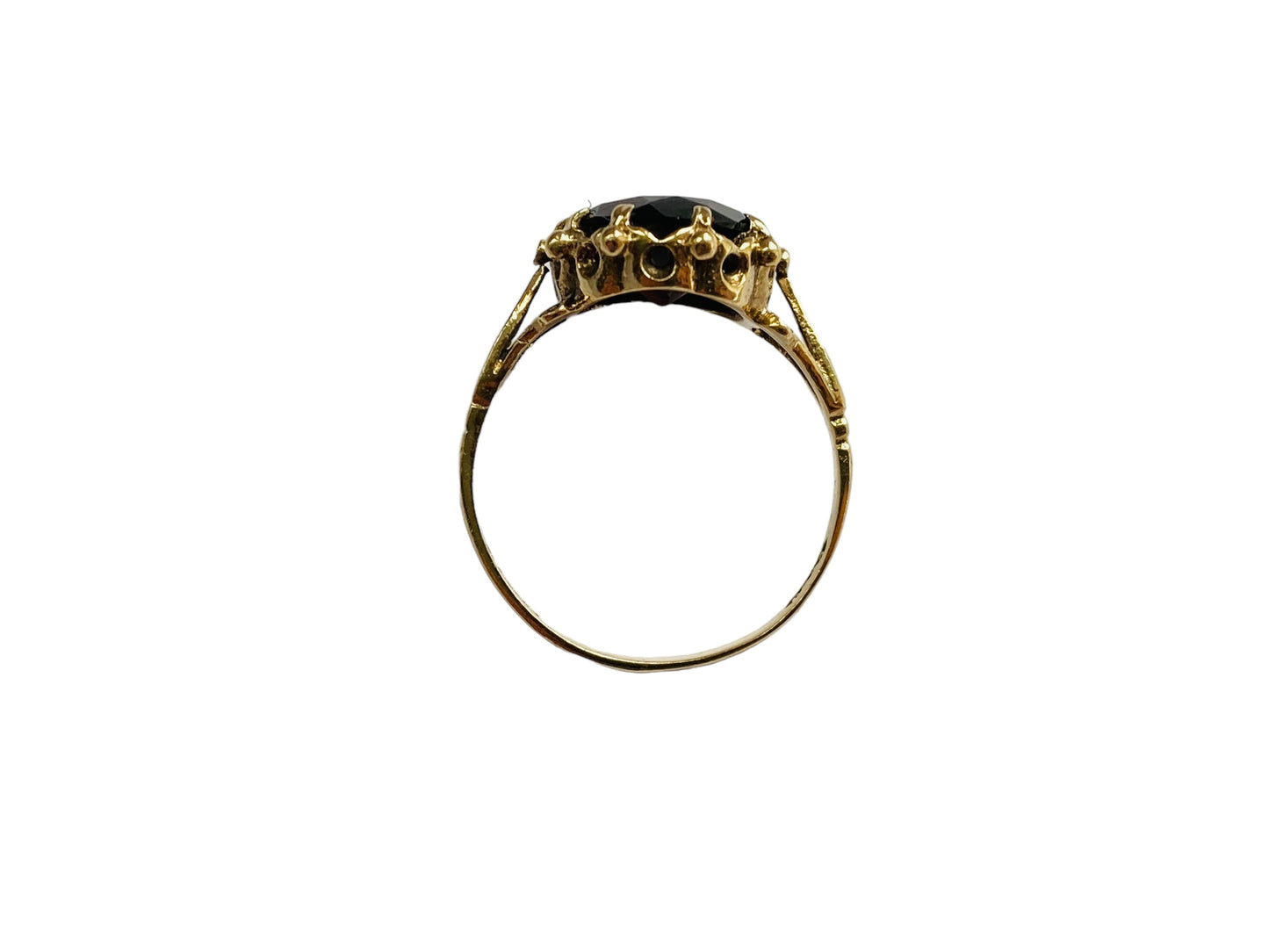 Vintage 9ct Gold Garnet Ring