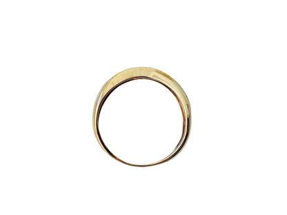 9ct Gold Diamond Crossover Ring