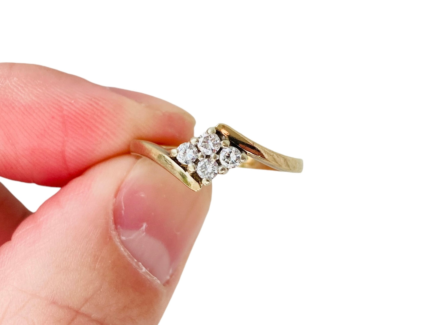 Vintage 9ct Gold Diamond Ring